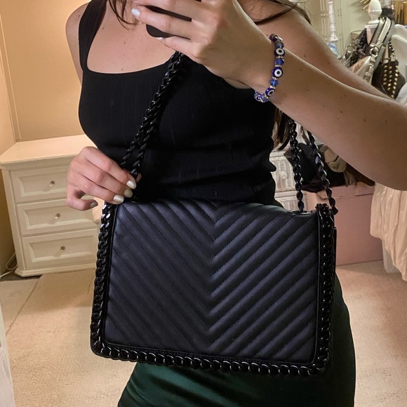 Black shoulder bag - Picture 7 of 8